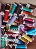 Partij van 50 klossen gutermann naaigaren., Hobby en Vrije tijd, Ophalen of Verzenden, Nieuw, Garen of Naald(en)