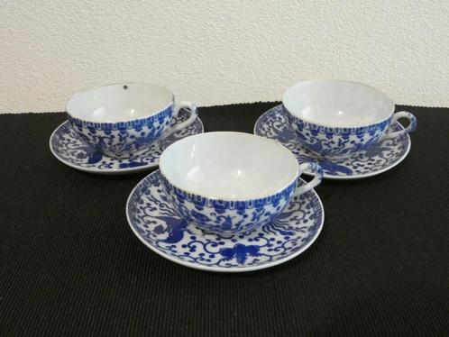 3x Chinese/Japanse kop en schotel [330], Antiek en Kunst, Antiek | Porselein, Ophalen of Verzenden