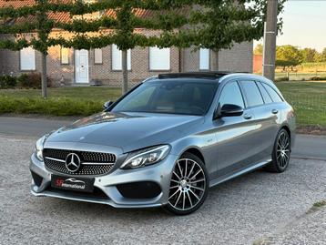 Mercedes C43 AMG BiTurbo 4Matic Pano Cam Navi Burmester beschikbaar voor biedingen