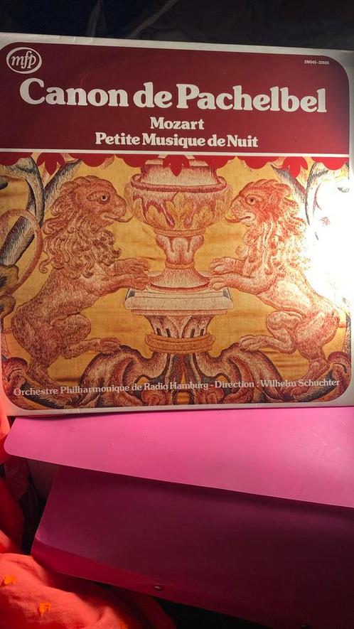 LP CANON DE PACHELBEL MOZART/petit Musique de Nuit !, Cd's en Dvd's, Vinyl | Klassiek, Ophalen of Verzenden