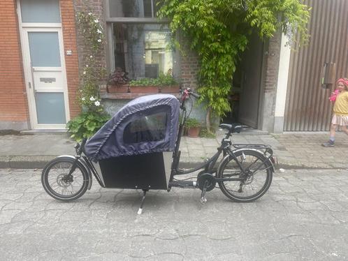 Bakfiets Christiania, Fietsen en Brommers, Fietsen | Bakfietsen, Gebruikt, Overige merken, 2 kinderen, Elektrisch, Opvouwbaar