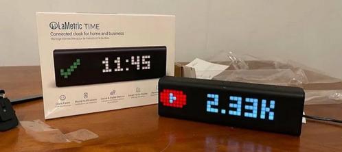 Lametric Time - Slimme digitale klok en meer, Elektronische apparatuur, Wekkers, Zo goed als nieuw, Ophalen of Verzenden