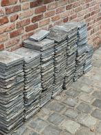 Platinnes 20/20 cm blauwe hardsteen 159 st of +/-6 m2, Tuin en Terras, Ophalen, Gebruikt, 5 tot 10 m², Natuursteen