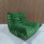 Ligne Roset togo - eenzits groen velours, Ophalen of Verzenden