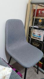 4 chaises couleur gris en tissus, Huis en Inrichting, Stoelen, Grijs, Stof, Zo goed als nieuw, Ophalen