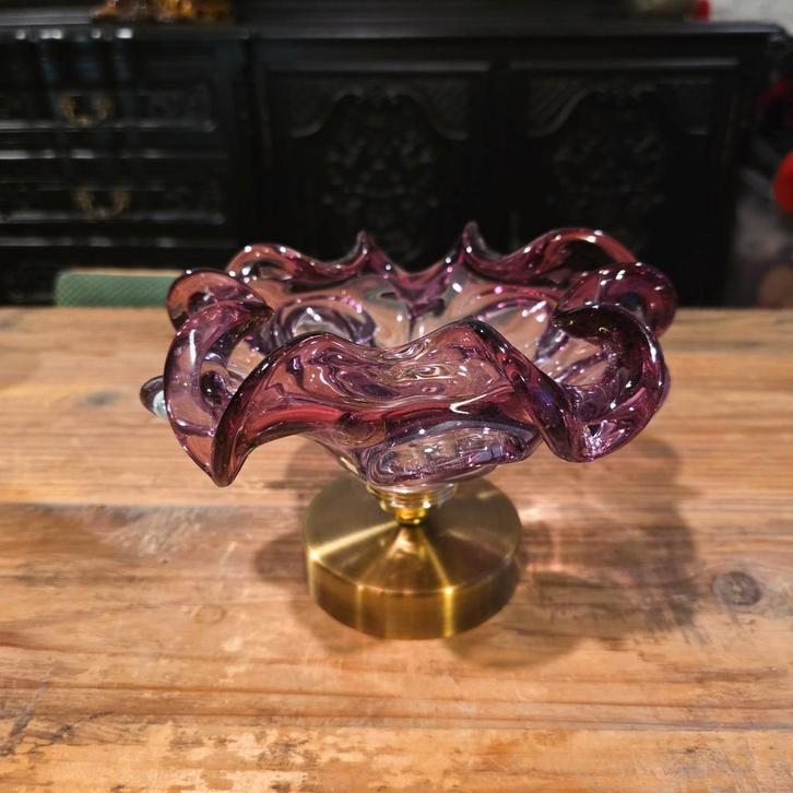 Vintage Murano glazen wandlamp., Antiek en Kunst, Antiek | Verlichting, Ophalen of Verzenden