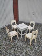 vintage kinderset tafel en stoelen, Ophalen, Gebruikt, Tafel(s) en Stoel(en)