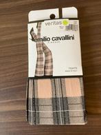 Panty's Emilio Cavallini met motief Schotse ruiten S/M, Kleding | Dames, Verzenden, Beige, Nieuw, Maat 40/42 (M)