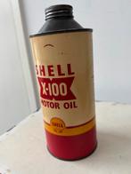 Zeldzaam Vintage SHELL X-100 olie blik, Ophalen of Verzenden, Gebruikt, Gebruiksvoorwerp