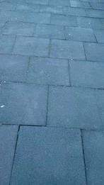 Rubberen tegels zwart, Ophalen, Gebruikt, Rubber, Terrastegels