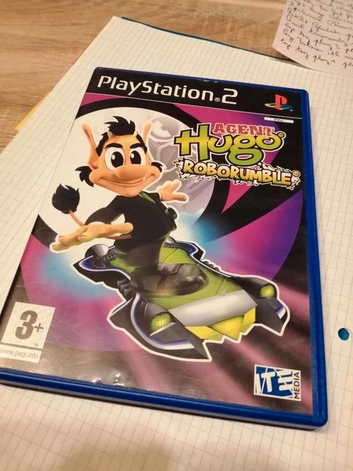 Agent Hugo RoboRumble, Games en Spelcomputers, Games | Sony PlayStation 2, Zo goed als nieuw, Avontuur en Actie, 1 speler, Vanaf 3 jaar