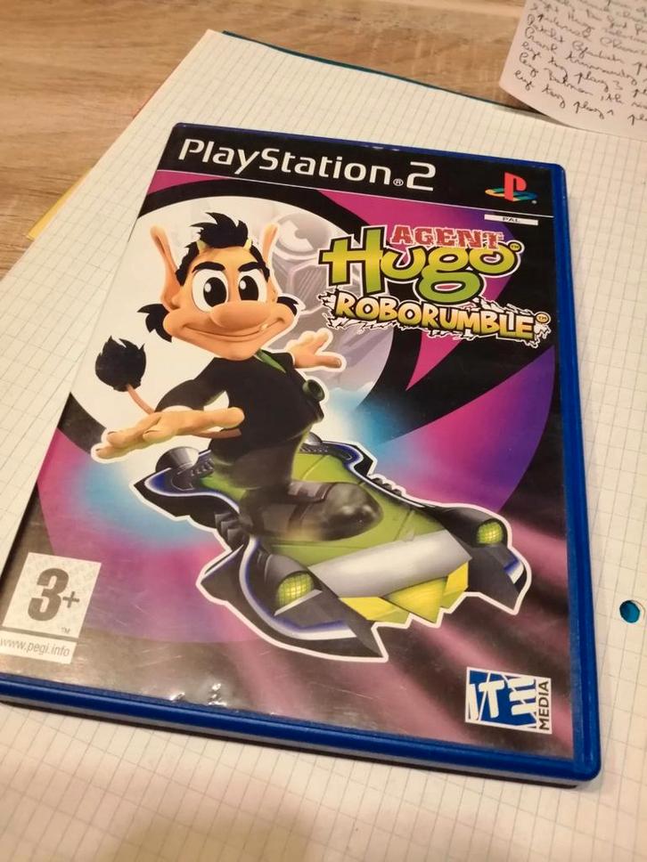 Agent Hugo RoboRumble, Games en Spelcomputers, Games | Sony PlayStation 2, Zo goed als nieuw, Avontuur en Actie, 1 speler, Vanaf 3 jaar