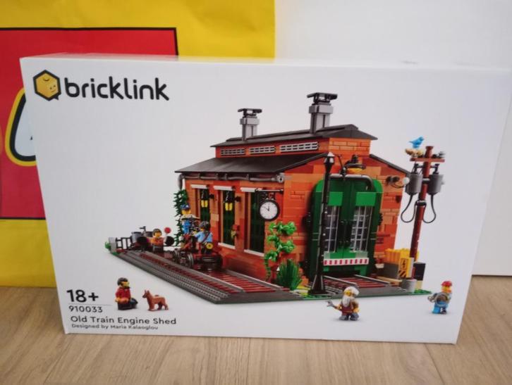 LEGO - 910033 - Le vieux hangar à locomotives, Enfants & Bébés, Jouets | Duplo & Lego, Neuf, Lego, Ensemble complet, Enlèvement ou Envoi