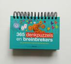 365 denkpuzzels en breinbrekers, Hobby & Loisirs créatifs, Sport cérébral & Puzzles, Comme neuf, Livre casse-tête, Enlèvement ou Envoi