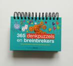 365 denkpuzzels en breinbrekers, Ophalen of Verzenden, Zo goed als nieuw, Puzzelboek