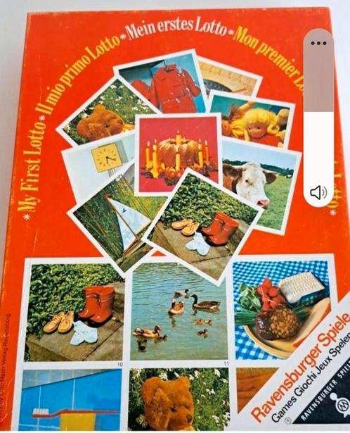 Vintage Lottospel, Hobby en Vrije tijd, Gezelschapsspellen | Overige, Gebruikt, Ophalen of Verzenden