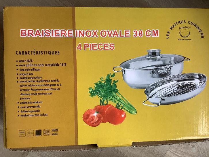 Grote ovale kookpot 9 L, Hobby & Loisirs créatifs, Hobby & Loisirs Autre, Neuf, Enlèvement