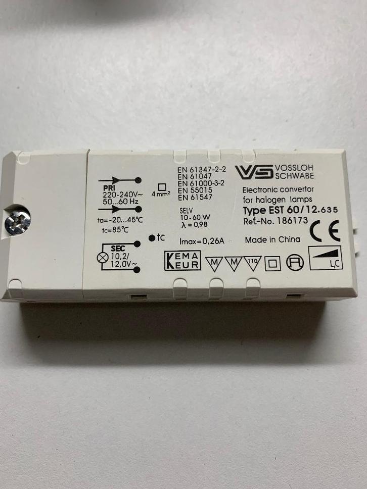 Elektronische transformator voor led & halogeen ( 14 stuks ), Doe-het-zelf en Bouw, Elektriciteit en Kabels, Gebruikt, Overige typen