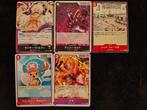One Piece TCG Japans - 5 kaarten uit sets OP09 en ST01, Ophalen of Verzenden, Nieuw, Meerdere kaarten