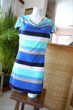fris blauw/wit getint leuke jurk, Blauw, Bel&Bo, Maat 42/44 (L), Ophalen of Verzenden