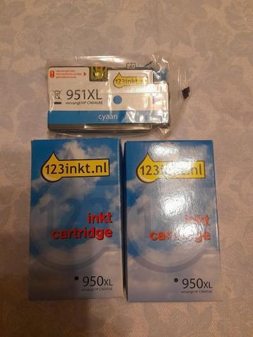 cartridges hp 950 en 951 huismerk 123inkt beschikbaar voor biedingen