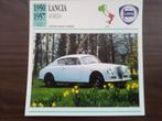 Lancia - Fiches Edito Service période construction 1950-1971, Collections, Comme neuf, Enlèvement ou Envoi, Voitures