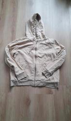 Hoodie met rits H&M maat L, Kleding | Dames, Truien en Vesten, H&M, Beige, Maat 42/44 (L), Ophalen of Verzenden