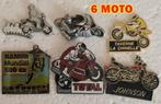 6 motos, Collections, Broches, Pins & Badges, Enlèvement ou Envoi