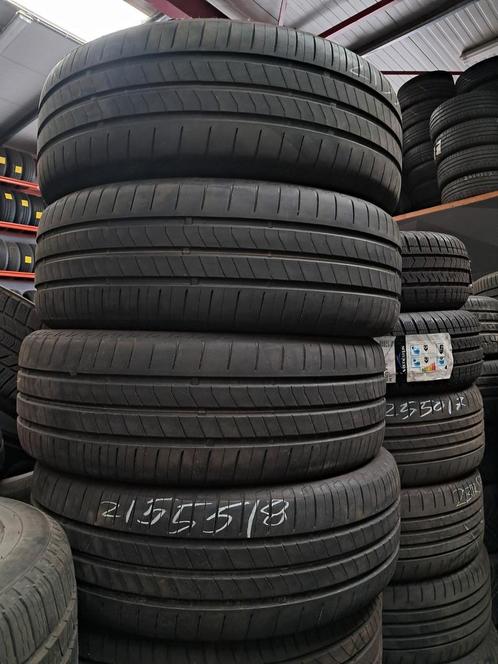 2155518 zomer Bridgestone 215/55/18 215/55R18, Auto diversen, Wieldoppen, Ophalen