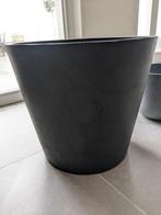 Ecopot donkergrijs diameter: 40 cm, Tuin en Terras, Bloempotten, Ophalen, Zo goed als nieuw, Binnen