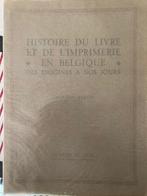 Histoire du livre et de l'imprimerie en Belgique, Antiquités & Art, Antiquités | Livres & Manuscrits, Envoi