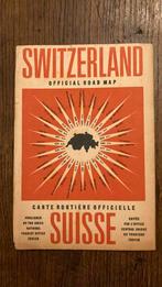 Ancienne carte routière officielle Suisse, Utilisé