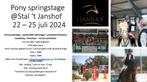 Sprinstage stal 't Janshof, Dieren en Toebehoren, Paarden en Pony's | Overige Paardenspullen, Ophalen of Verzenden, Springen, Springstage