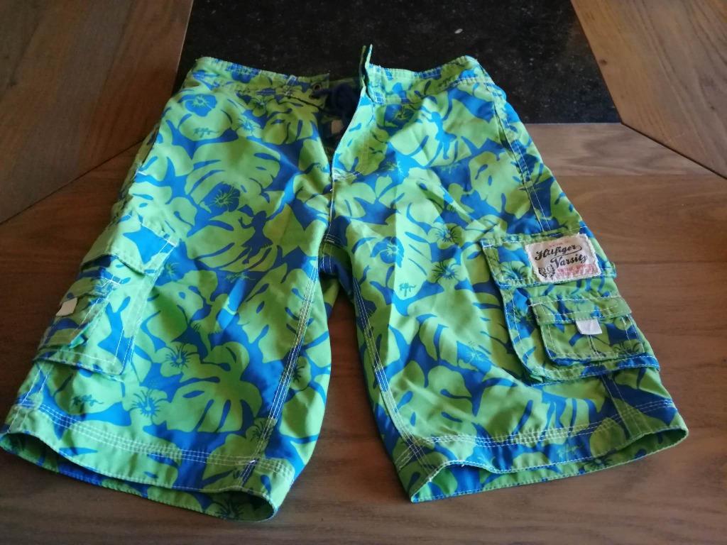 ZWEMSHORT GROEN MERK TOMMY HILFIGER – MAAT 12, Gebruikt, Sport- of Zwemkleding, Ophalen of Verzenden, Tommy Hilfiger