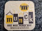 Bierviltje Munck (brouwerij De Gomme), Verzamelen, Viltje(s), Overige merken, Ophalen of Verzenden, Zo goed als nieuw