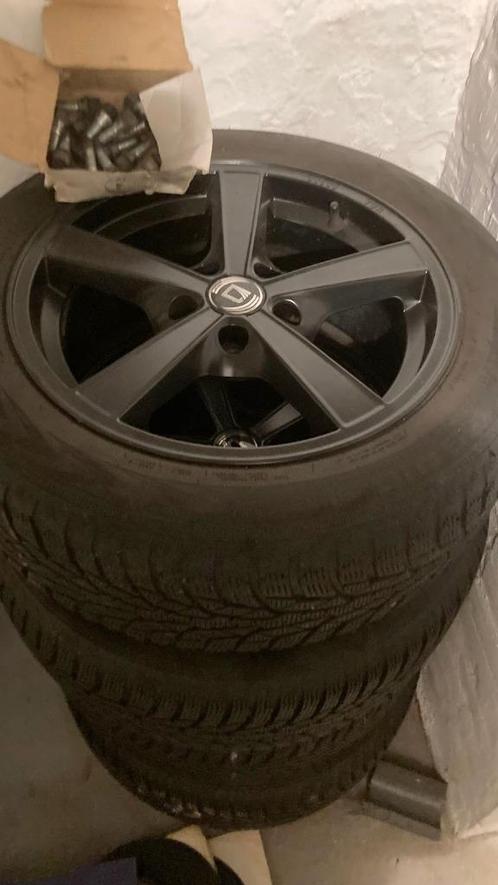 Nokian-banden + Diewe aluminium velgen (Alfa Romeo/Opel/Saab, Auto-onderdelen, Banden en Velgen, Band(en), Winterbanden, 16 inch