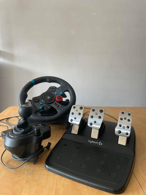 Logitech G29 stuur + Pedalen en Logitech versnellingspook, Games en Spelcomputers, Spelcomputers | Sony Consoles | Accessoires