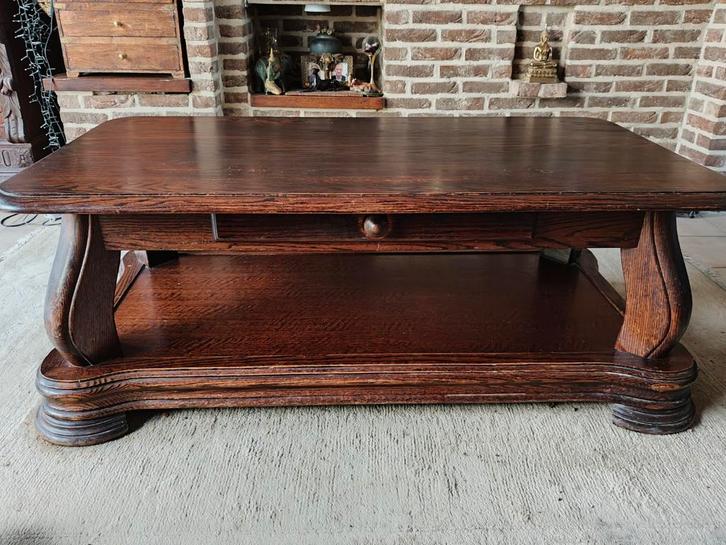 Eiken salontafel, Huis en Inrichting, Tafels | Salontafels, Ophalen