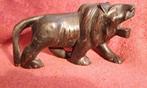 Lion Africain en bois sculpté main, Animal sauvage, Enlèvement, Utilisé, Statue ou Figurine