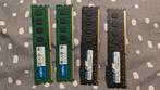 Ram DDR3 lot de 4 barrettes de 4Gb, Informatique & Logiciels, Mémoire RAM, Utilisé, Enlèvement ou Envoi, DDR3