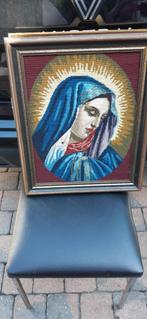 schilderij in borduurwerk, Ophalen