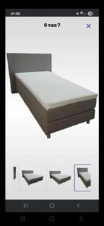 Boxspring bed 1 persoon 1 jaar oud, Ophalen, 100 cm, Eenpersoons, Zo goed als nieuw