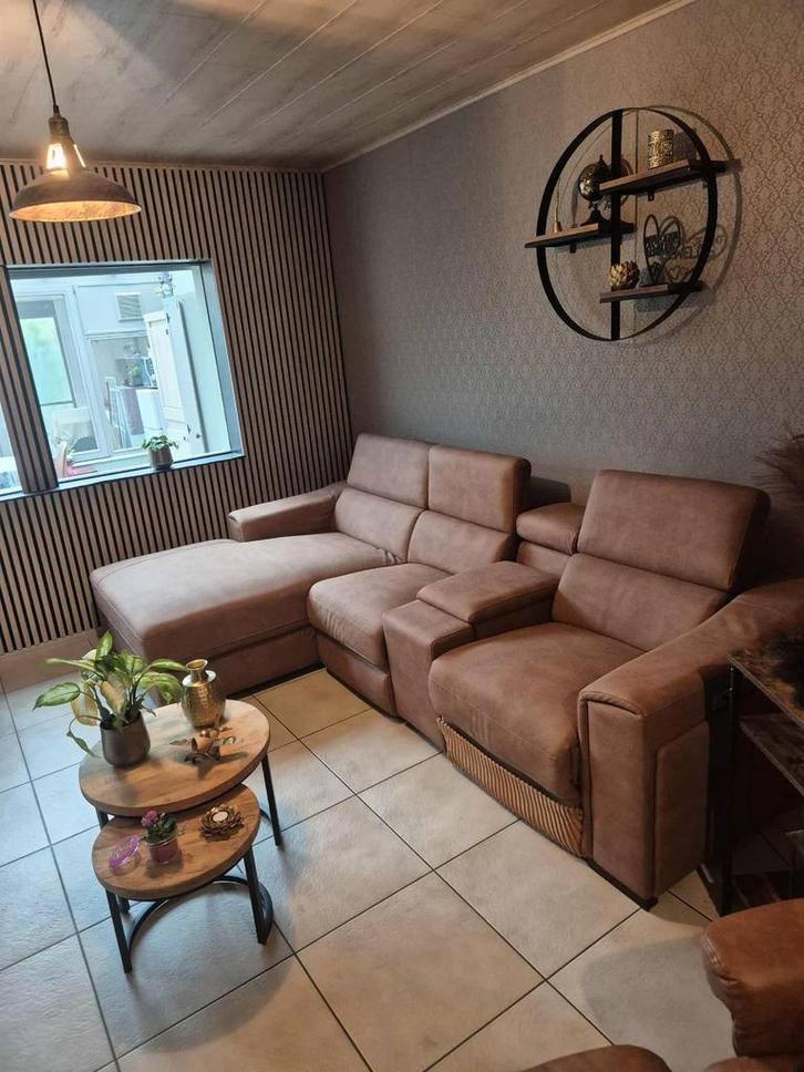 Salon met elektrische relaxzetel, Huis en Inrichting, Zetels | Complete zithoeken, Nieuw, Ophalen