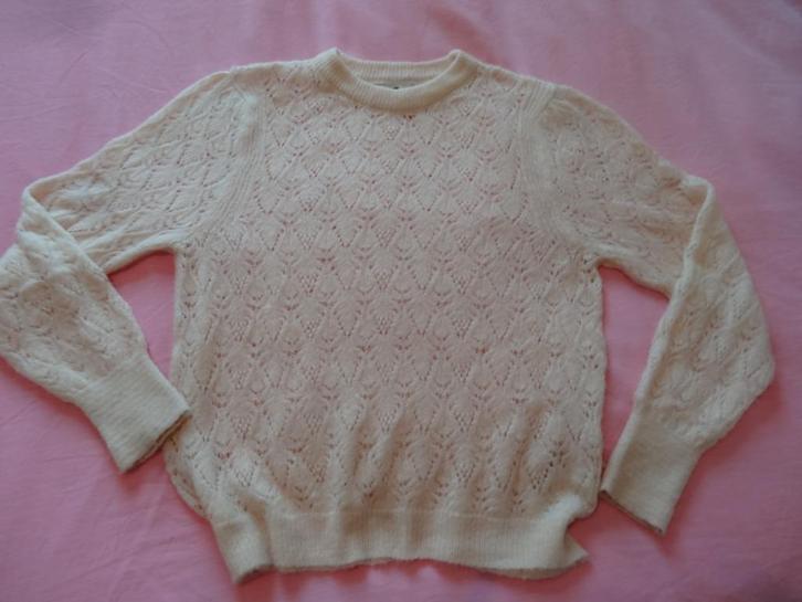 Pull neuf femme écru à motif ajouré Freeman T. Porter L, Kleding | Dames, Truien en Vesten, Nieuw, Maat 42/44 (L), Beige, Ophalen of Verzenden