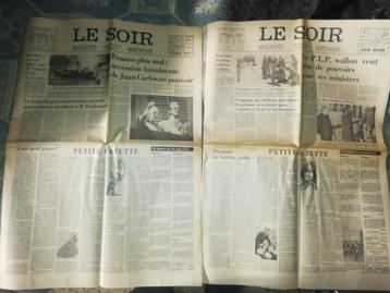 Oude krant van 23/24/10/1975, beschikbaar voor biedingen