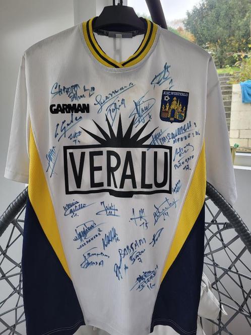 KVC Westerlo - Maillot signé - 2003/2004, Sports & Fitness, Football, Utilisé, Maillot, Enlèvement ou Envoi