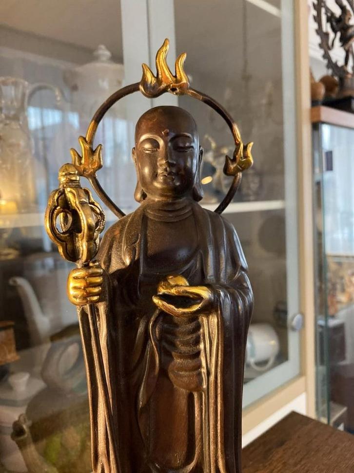 Ksitigarbha monnik 36 cm, Maison & Meubles, Accessoires pour la Maison | Statues de Bouddha, Comme neuf, Enlèvement ou Envoi