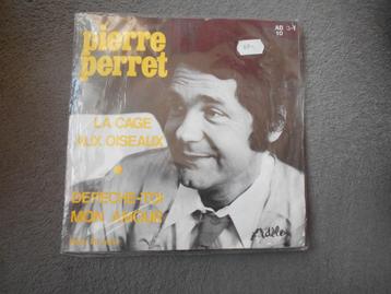 ancien vinyle Pierre Perret "La cage aux oiseaux ", Enlèvement ou Envoi, Utilisé, Single