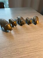 5 Bronzen en koperen varkens, Ophalen, Zo goed als nieuw