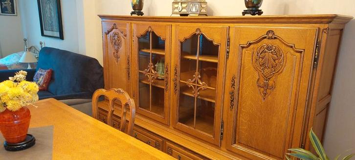 Eetkamer in eik, Huis en Inrichting, Complete eetkamers, Ophalen